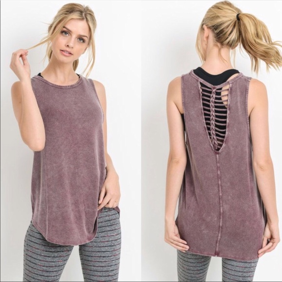 Mono B Tops - 🆕 MONO B BACK BRAIDED STRAP WITH V-NECK TOP